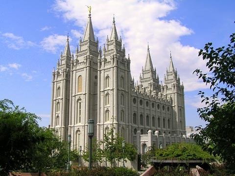 Mormon Temple in Salt lake City 